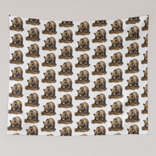 Item preview, Bear Cub | Cute Woodland Animal Watercolor Art designed and sold by Mandayartstudio.