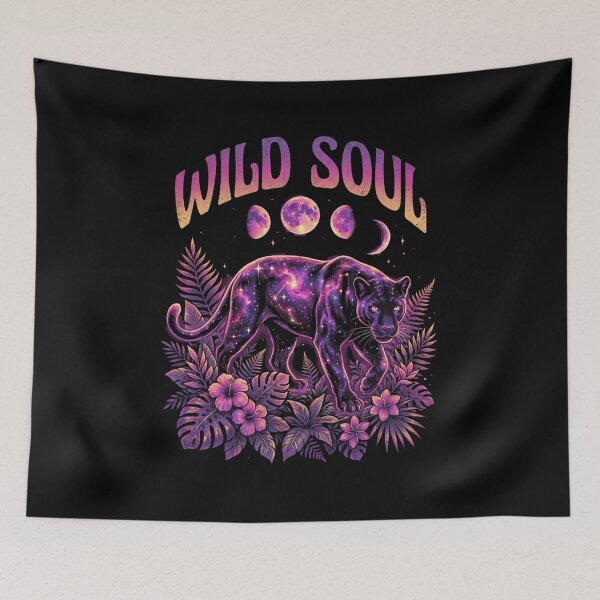 Item preview, Wild Soul Cosmic Panther Galaxy Animal Vintage Aesthetic designed and sold by AestheticTrd.