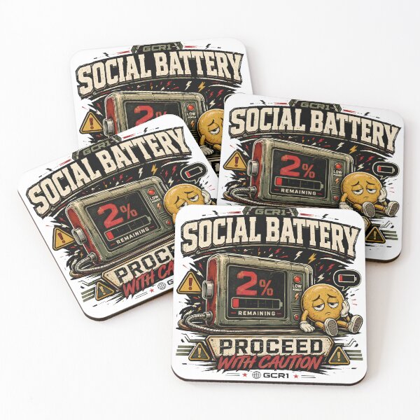 Item preview, GCR1 Social Battery – 2% Remaining designed and sold by GCR1.
