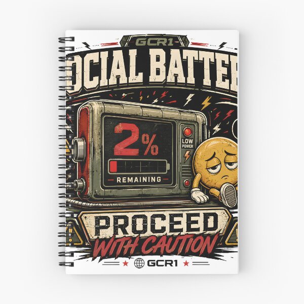 Item preview, GCR1 Social Battery – 2% Remaining designed and sold by GCR1.