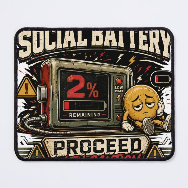 Item preview, GCR1 Social Battery – 2% Remaining designed and sold by GCR1.