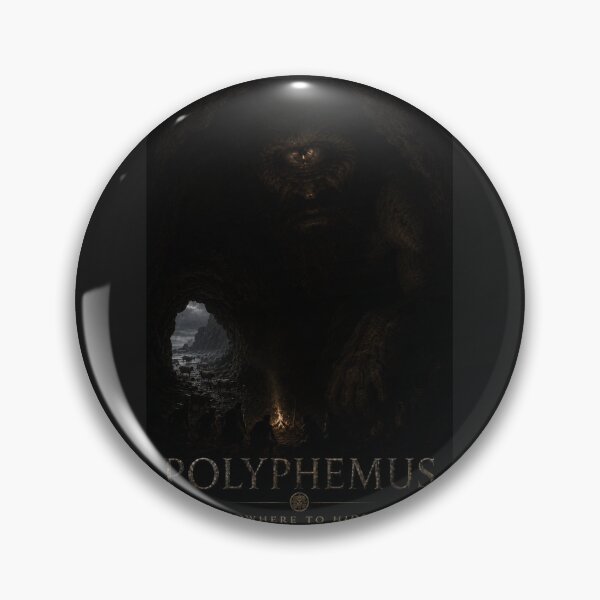 Item preview, POLYPHEMUS — NOWHERE TO HIDE | Greek Mythology Art designed and sold by Pop, Culture and Stuff.