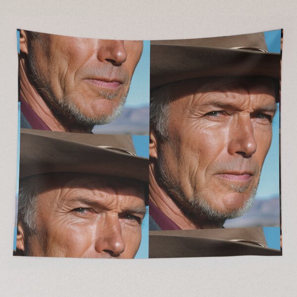 Item preview, Cinema - Emblematic Western Actor, Portrait of a Lone Hero designed and sold by Beat-It.