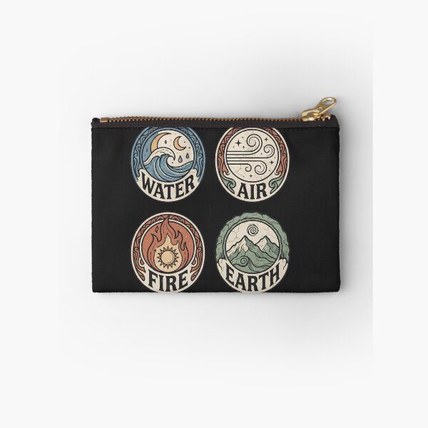 Item preview, Four Elements Water Air Fire Earth Vintage Mystical Nature designed and sold by Mr. L.S.
