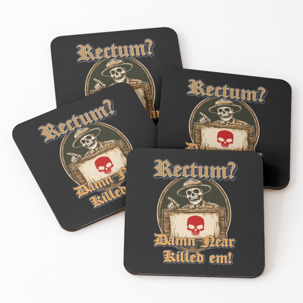 Item preview, Rectum Damn Near Killed em! Funny Old Times Design designed and sold by DarkRelicStudio.