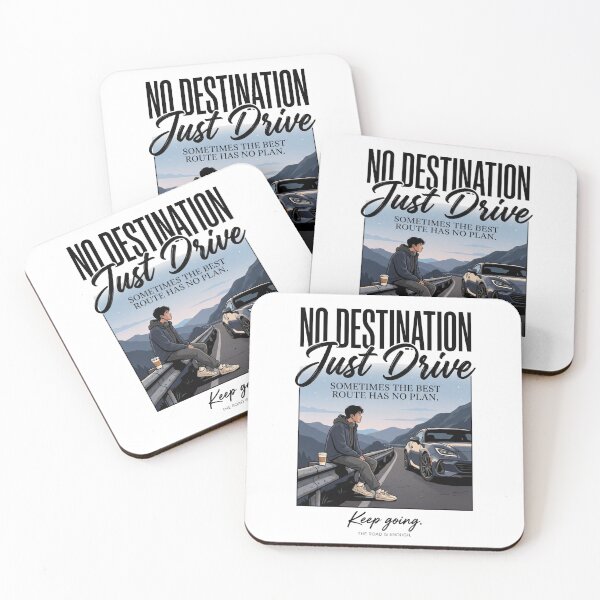 Item preview, No Destination. Just Drive. | Premium Automotive Streetwear | Mountain Drive Graphic Tee designed and sold by SAJ Design Studio.