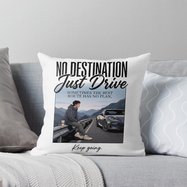 Item preview, No Destination. Just Drive. | Premium Automotive Streetwear | Mountain Drive Graphic Tee designed and sold by SAJ Design Studio.