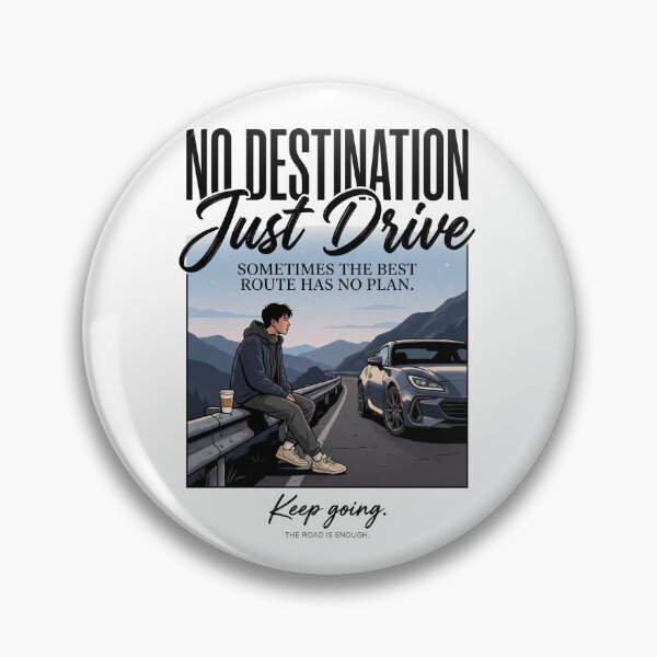 Item preview, No Destination. Just Drive. | Premium Automotive Streetwear | Mountain Drive Graphic Tee designed and sold by SAJ Design Studio.