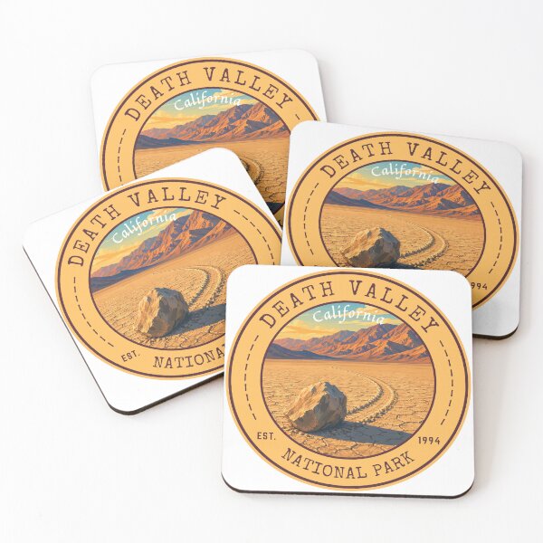Item preview, Death Valley National Park in California, USA, Vintage Travel Art Circle Emblem designed and sold by MaateoDesign.