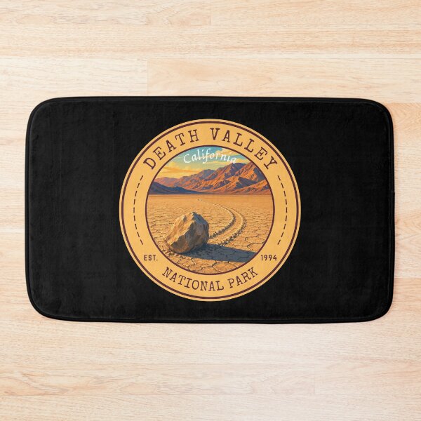 Artikelvorschau, Death-Valley-Nationalpark in Kalifornien, USA, Vintage-Reisekunst-Kreisemblem entworfen und verkauft von MaateoDesign.