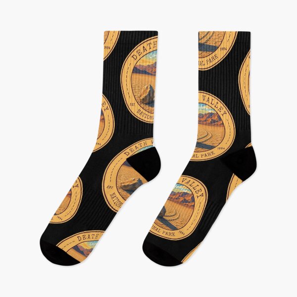 Item preview, Death Valley National Park in California, USA, Vintage Travel Art Circle Emblem designed and sold by MaateoDesign.