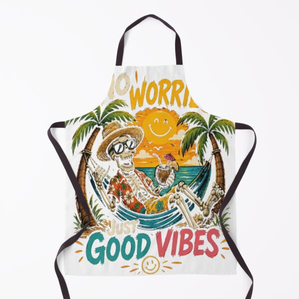 Item preview, No Worries, Just Good Vibes designed and sold by FABIOLA1970.