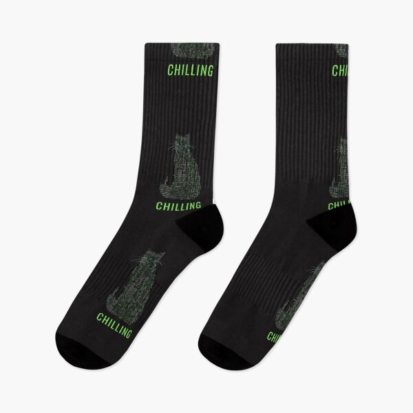 Item preview, Chilling Cat Code  designed and sold by STATIC SOUL.
