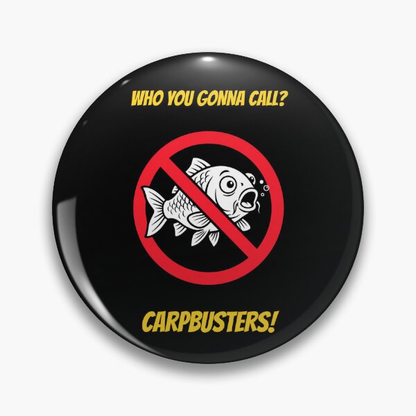 Item preview, Carpbusters Funny Movie Fishing Parody - Who You Gonna Call designed and sold by GeekAnglerStore.