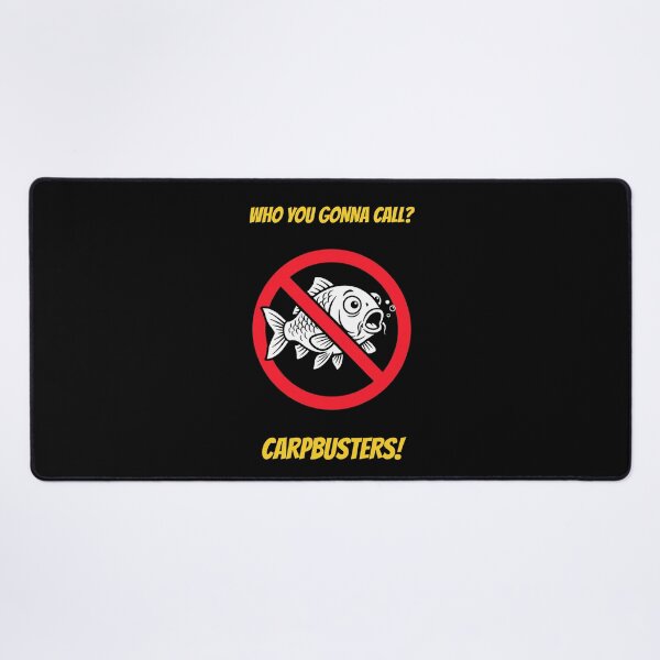 Item preview, Carpbusters Funny Movie Fishing Parody - Who You Gonna Call designed and sold by GeekAnglerStore.