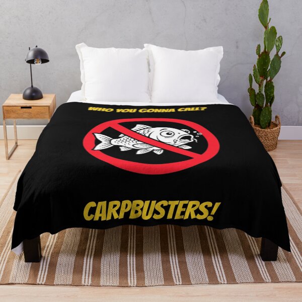Item preview, Carpbusters Funny Movie Fishing Parody - Who You Gonna Call designed and sold by GeekAnglerStore.