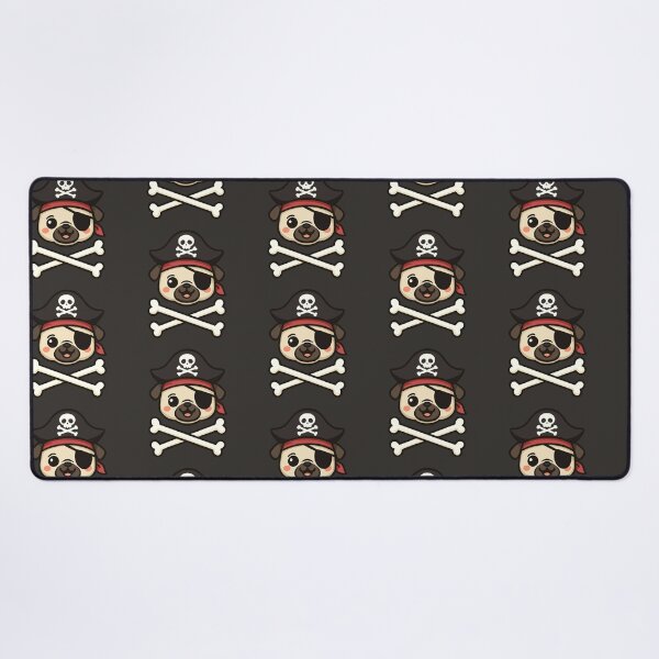 Item preview, Pirate Pug Skull and Bones designed and sold by Ghost on Toast.