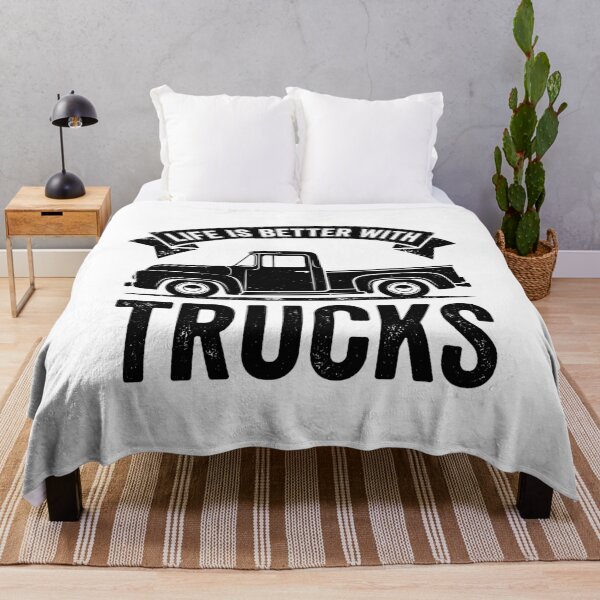 Item preview, Life Is Better With Trucks Truck Owner Enthusiast Pickup Vehicle Lover designed and sold by Doodleoub.