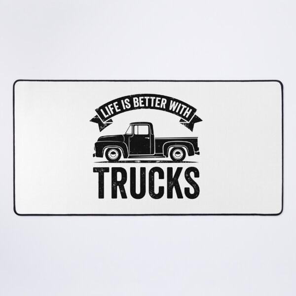 Item preview, Life Is Better With Trucks Truck Owner Enthusiast Pickup Vehicle Lover designed and sold by Doodleoub.