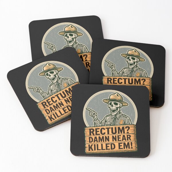 Item preview, Rectum Damn Near Killed em! Funny Old Times Design designed and sold by DarkRelicStudio.