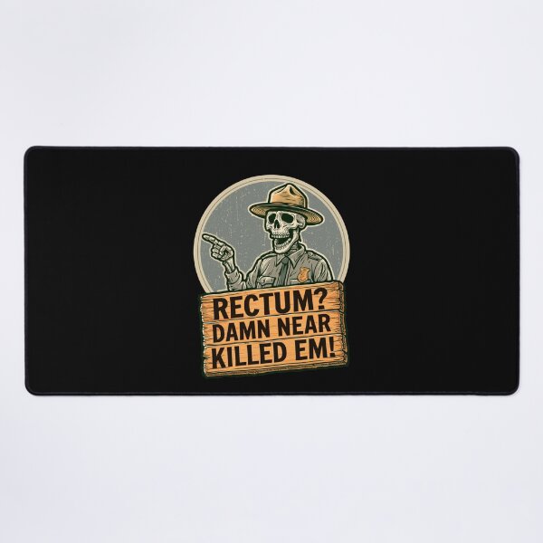 Item preview, Rectum Damn Near Killed em! Funny Old Times Design designed and sold by DarkRelicStudio.