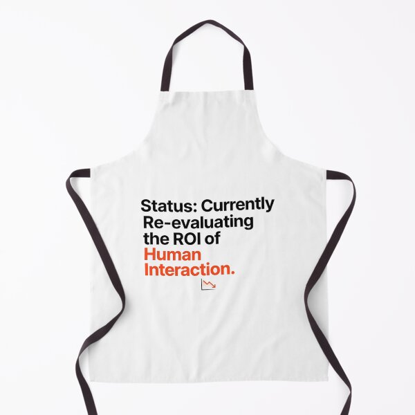 Item preview, ROI Of Human Interaction Funny Introvert Office Quote designed and sold by WittyBrand.