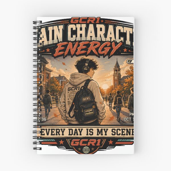 Item preview, GCR1 Main Character Energy – Every Day Is My Scene designed and sold by GCR1.
