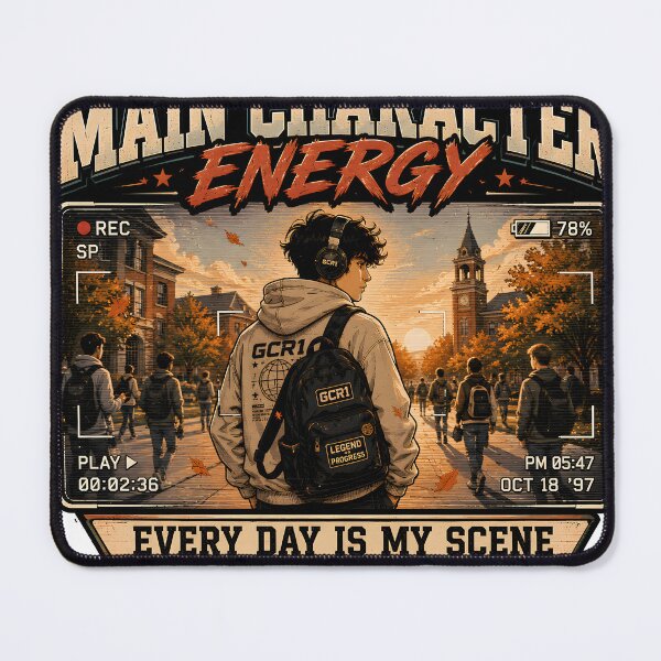 Item preview, GCR1 Main Character Energy – Every Day Is My Scene designed and sold by GCR1.