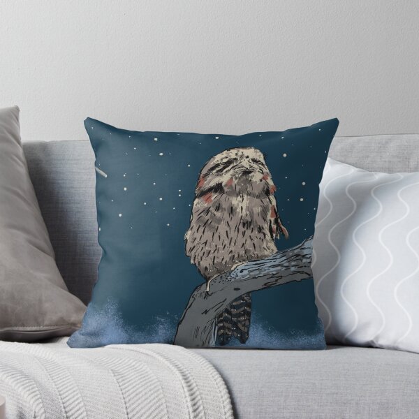 Item preview, Tawny frogmouth sitting in moonlight designed and sold by bee-denham-art.