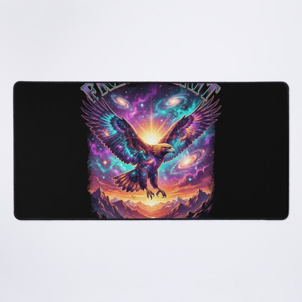Item preview, Free Spirit Cosmic Eagle Flying Galaxy Nature designed and sold by AestheticTrd.