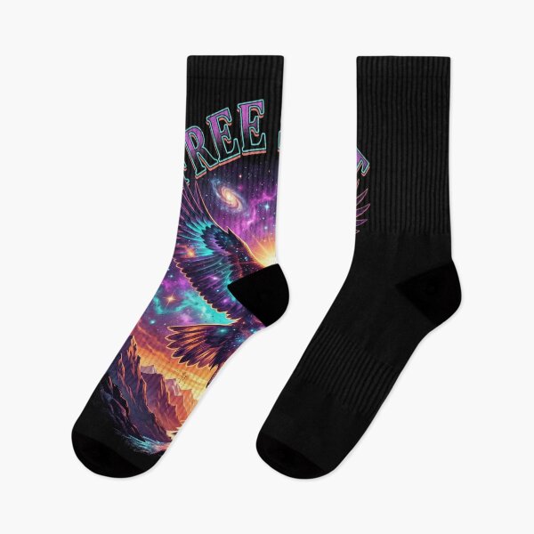 Item preview, Free Spirit Cosmic Eagle Flying Galaxy Nature designed and sold by AestheticTrd.