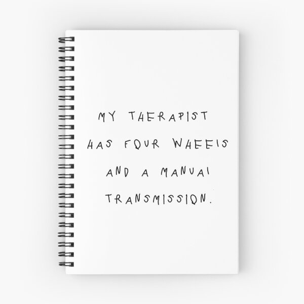 Aperçu de l'œuvre THÉRAPEUTE EN VOITURE | T-SHIRT À CITATION créée et vendue par OVERHEARD IT | BRAND.