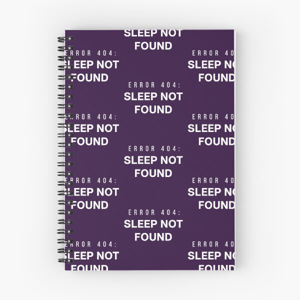 Item preview, Error 404 Sleep Not Found Dark – Bold Programmer Humor Gift for Tech and Gamer Lovers designed and sold by Hello Hobbies.