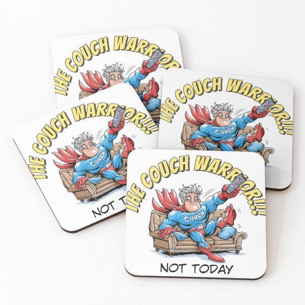 Item preview, Couch Warrior Funny Superhero – Not Today designed and sold by JacekKita.