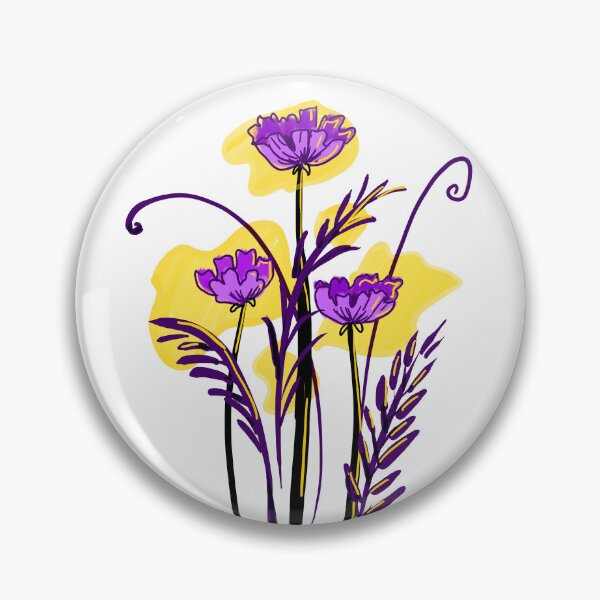 Item preview, Aesthetic Purple Wildflowers designed and sold by Cloud-Siren.