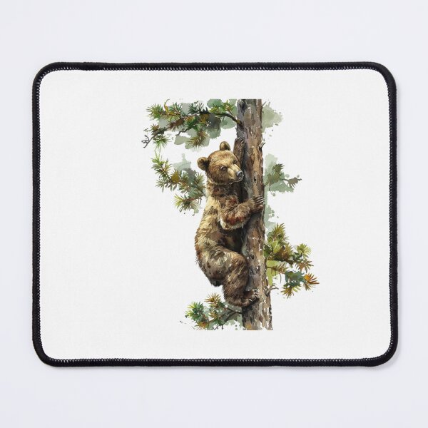 Item preview, Bear Cub | Cute Woodland Animal Watercolor Art designed and sold by Mandayartstudio.