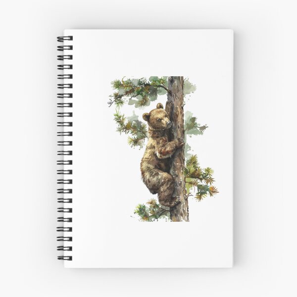 Item preview, Bear Cub | Cute Woodland Animal Watercolor Art designed and sold by Mandayartstudio.