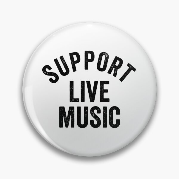 Item preview, Support Live Music Musician Music Lover Concert Fan designed and sold by Doodleoub.