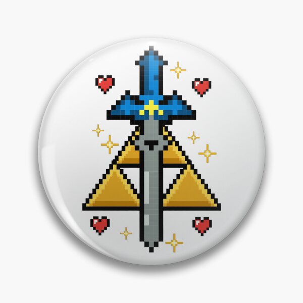 Item preview, Magic Sword Pixel Art – Hearts and Fantasy designed and sold by teamzeta.