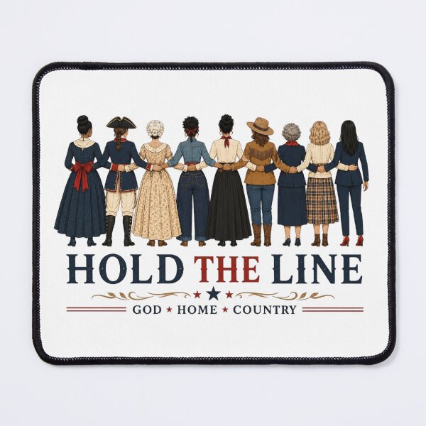 Item preview, Daughters Advocating Hold The Line, Resolute Chapter, Vintage Wash, God Home Country, DAR Support Gift designed and sold by Cchotlan.