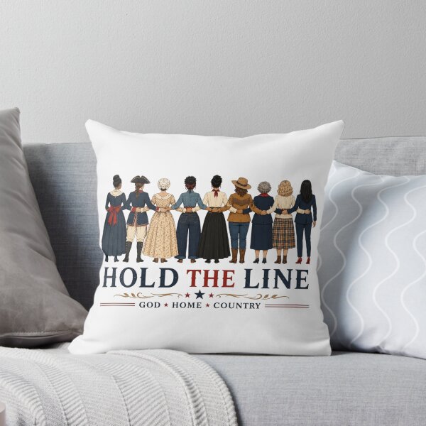 Item preview, Daughters Advocating Hold The Line, Resolute Chapter, Vintage Wash, God Home Country, DAR Support Gift designed and sold by Cchotlan.