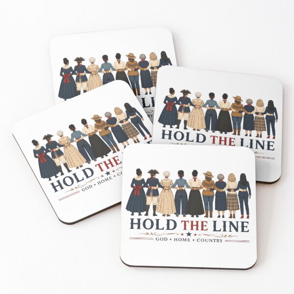 Item preview, Daughters Advocating Hold The Line, Resolute Chapter, Vintage Wash, God Home Country, DAR Support Gift designed and sold by Cchotlan.