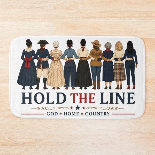 Item preview, Daughters Advocating Hold The Line, Resolute Chapter, Vintage Wash, God Home Country, DAR Support Gift designed and sold by Cchotlan.