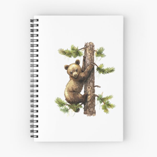 Item preview, Bear Cub | Cute Woodland Animal Watercolor Art designed and sold by Mandayartstudio.