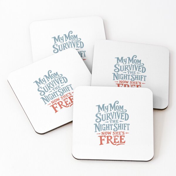 Item preview, My Mom Survived the Night Shift Now She's Free — Retired Nurse Mom Gift | Nurse Retirement Hat designed and sold by KiwyStudio.