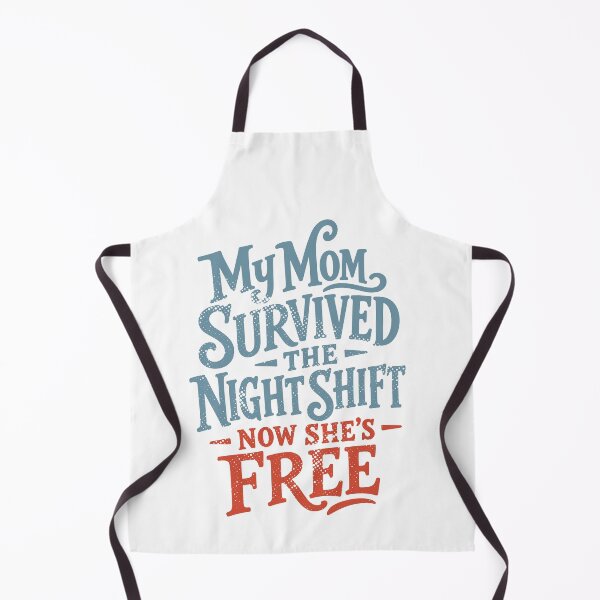 Item preview, My Mom Survived the Night Shift Now She's Free — Retired Nurse Mom Gift | Nurse Retirement Hat designed and sold by KiwyStudio.