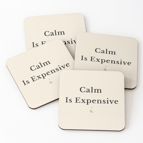 Item preview, Calm Is Expensive — Quiet Luxury Typography designed and sold by BeaVibes.
