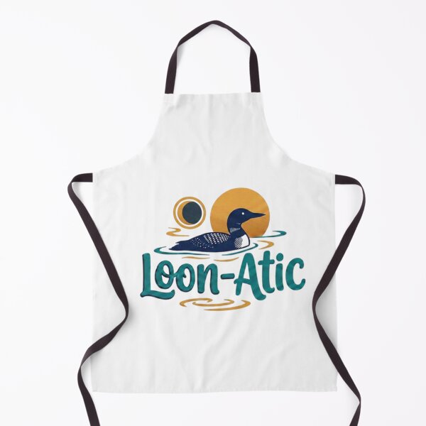 Item preview, Loon-Atic — Funny Canadian Loon T-Shirt | Lake Wildlife Graphic Tee designed and sold by Canadian Spirit.