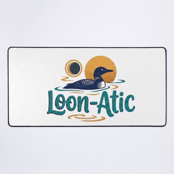 Item preview, Loon-Atic — Funny Canadian Loon T-Shirt | Lake Wildlife Graphic Tee designed and sold by Canadian Spirit.