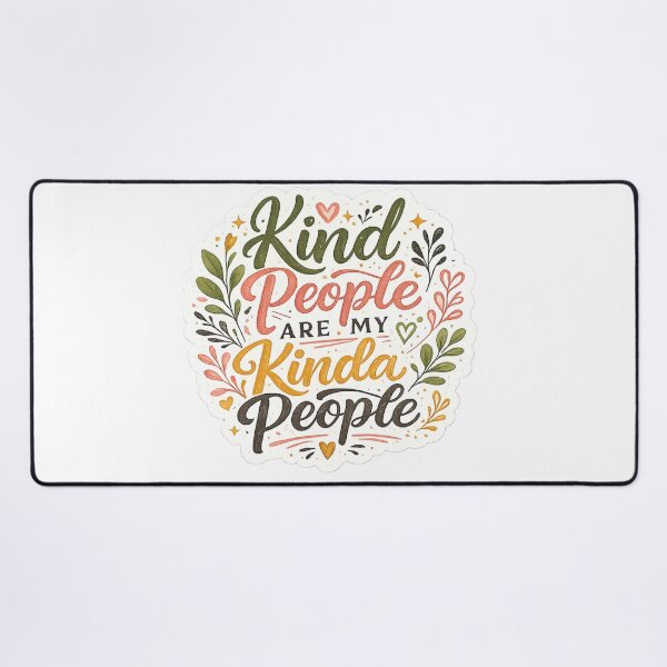 Item preview, Kind People Are My Kinda People Retro Daisy Aesthetic Tee designed and sold by MUSA'S.